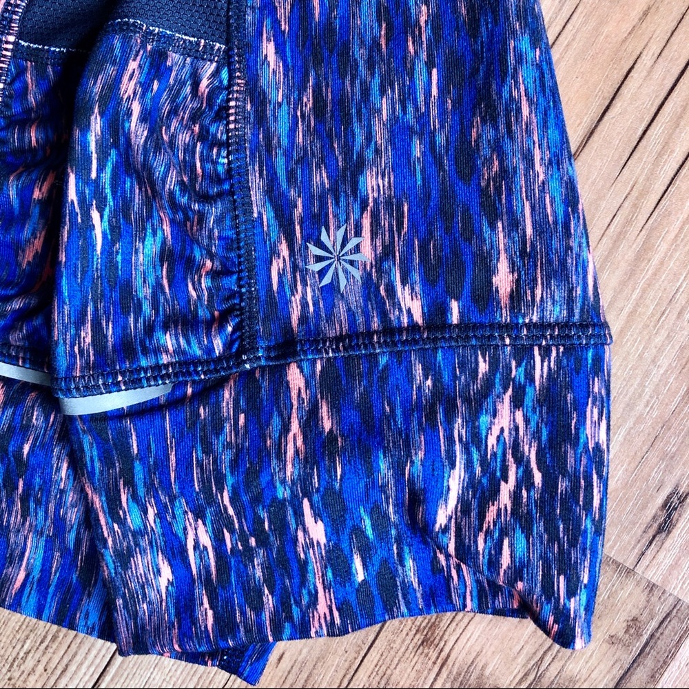 ATHLETA Reptile Relay Capri Leggings Blue Small - Picture 7 of 16